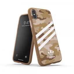 Adidas iPhone X/Xs Deksel OR 3-Stripes Snap Case Camo FW19 Raw Gold