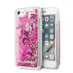 Karl Lagerfeld iPhone 7/8/SE Cover Floating Charms Lyserød