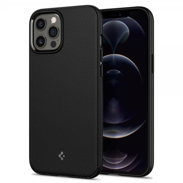 Spigen iPhone 12 Pro Max Skal Mag Armor Matte Black