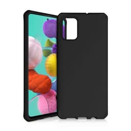 ItSkins Samsung Galaxy A51 Suojakuori FeroniaBio Terra Musta