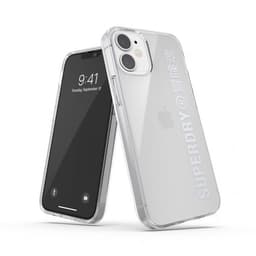 Superdry iPhone 12 Mini Cover Snap Case Clear Sølv