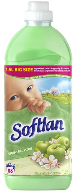 Softlan Ultra Apple huuhteluaine (1500 ml)