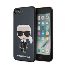 Karl Lagerfeld iPhone 7/8 Plus Cover Hård Plastikik Ikonik Karl Mørkeblå