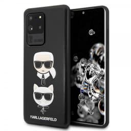 Karl Lagerfeld Samsung Galaxy S20 Ultra Kuori Karl & Choupette Musta