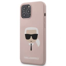 Karl Lagerfeld iPhone 12 Pro Max Deksel Iconic Cover LjusRosa