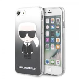 Karl Lagerfeld iPhone 7/8/SE Kuori Gradient Cover Karl Musta