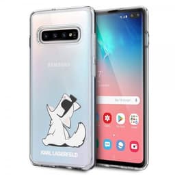 Karl Lagerfeld Samsung Galaxy S10 Plus Deksel Hardplast Choupette Transparent