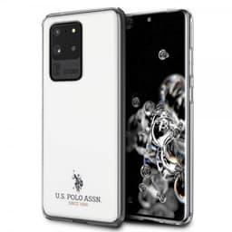 U.S. Polo Samsung Galaxy S20 Ultra Deksel med Logo Hvit