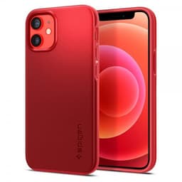 Spigen iPhone 12 Mini Suojakuori Thin Fit Punainen