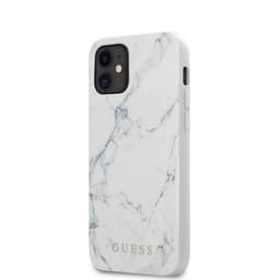 Guess iPhone 12 Mini Skal Marble Cover Vit