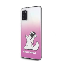 Karl Lagerfeld Samsung Galaxy A41 Cover Fun Choupette Lyserød