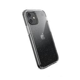 Speck iPhone 12 Mini Suojakuori Presidio Perfect-Clear with Glitter Gold Glitter