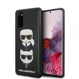 Karl Lagerfeld Samsung Galaxy S20 Kuori Karl & Choupette Musta