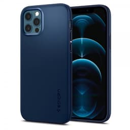 Spigen iPhone 12/iPhone 12 Pro Suojakuori Thin Fit Navy Blue