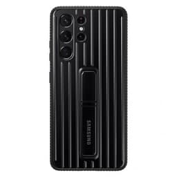 Samsung Original Galaxy S21 Ultra Deksel Protective Standing Cover Svart