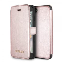 Guess iPhone 7/8/SE Fodral Iridescent Book Case Roseguld