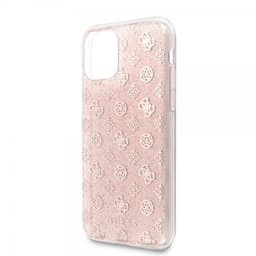 Guess iPhone 11 Cover Glitter Hearts Lyserød