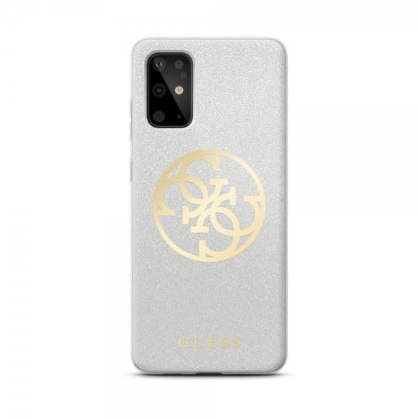 Guess Samsung Galaxy S20 Ultra Cover Glitter Circle Grå