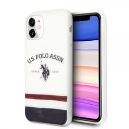 U.S. Polo iPhone 11 Deksel Tricolore Hvit