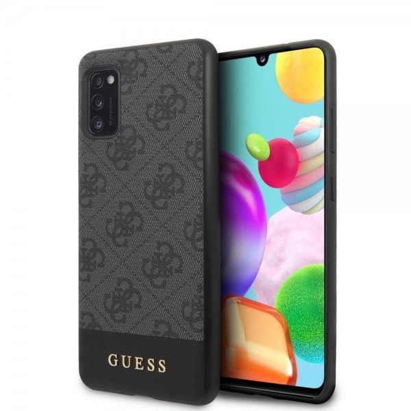 Guess Samsung Galaxy A41 Skal Monogram Grå