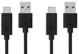 Unisynk USB-C 2.0-kabel (2-pack)