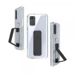 Clckr Samsung Galaxy S20 Plus Suojakuori GripCase Clear Musta