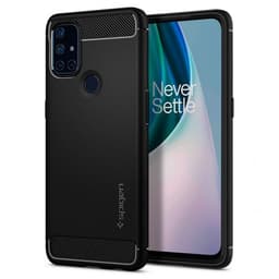 Spigen OnePlus Nord N10 5G Suojakuori Rugged Armor Matte Black