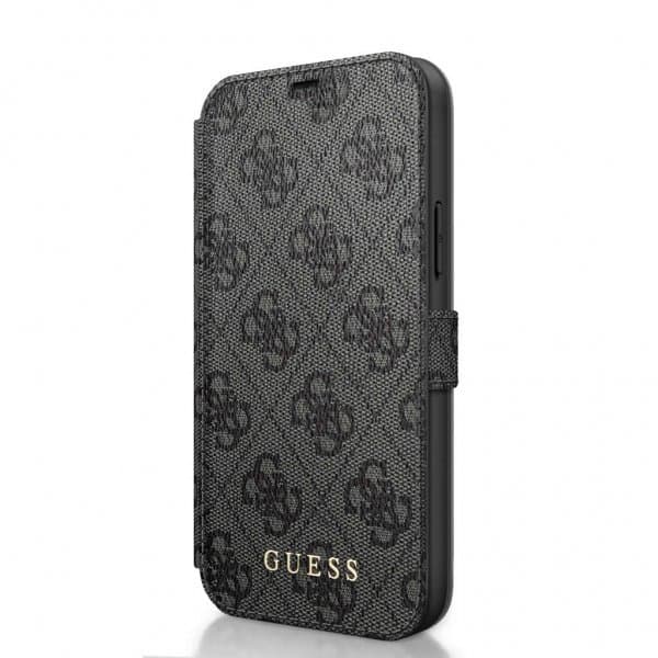 Guess iPhone 12 Mini Etui Monogram Grå