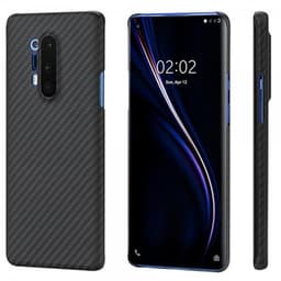 Pitaka OnePlus 8 Pro Kuori MagEZ Case Musta/Harmaa Twill