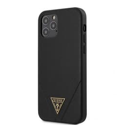 Guess iPhone 12/iPhone 12 Pro Deksel Saffiano V Stitch Svart