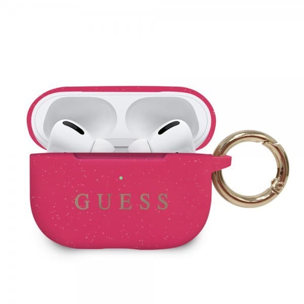 Guess AirPods Pro Skal med Logo Magenta