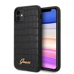 Guess iPhone 11 Kuori Croco Musta