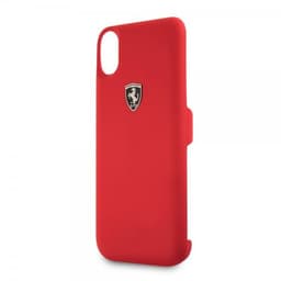 Ferrari iPhone X/Xs Skal med Batteri Hårdplast Power Cover Röd