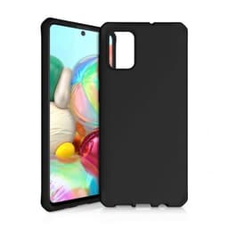ItSkins Samsung Galaxy A71 Suojakuori FeroniaBio Terra Musta