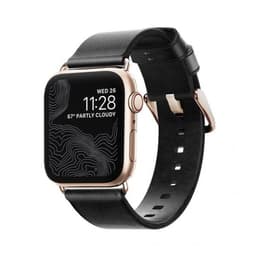 NOMAD Apple Watch 38/40/41mm Ranneke Modern Strap Slim Kulta/Musta