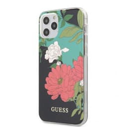 Guess iPhone 12/iPhone 12 Pro Deksel Flower Cover N.1 Svart