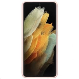 Samsung Original Galaxy S21 Ultra Cover Silicone Cover Lyserød