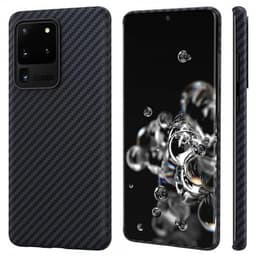 Pitaka Samsung Galaxy S20 Ultra Kuori MagEZ Case Musta/Harmaa Twill