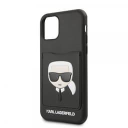 Karl Lagerfeld iPhone 11 Pro Suojakuori Korttitaskulla Musta