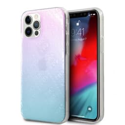 Guess iPhone 12 Pro Max Skal 3D Raised Blå