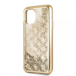 Guess iPhone 11 Pro Skal Glitter Cover Guld