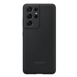 Samsung Original Galaxy S21 Ultra Cover Silicone Cover Sort