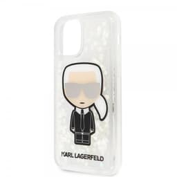 Karl Lagerfeld iPhone 11 Pro Max Cover Iridescent Glitter Cover Sølv