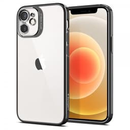 Spigen iPhone 12 Mini Skal Optik Crystal Chrome Grey