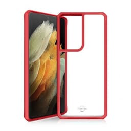 ItSkins Samsung Galaxy S21 Ultra Cover FeroniaBio Pure Rød