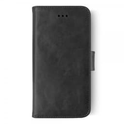 Key iPhone X/Xs Suojakotelo Premium Wallet Musta