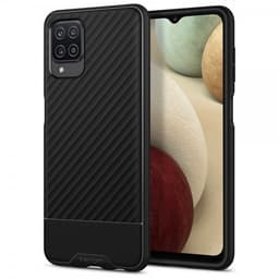 Spigen Samsung Galaxy A12 Kuori Core Armor Matte Black