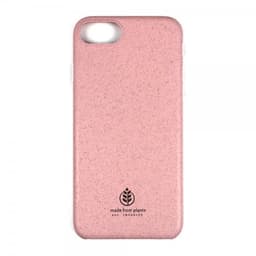 Key iPhone 6/6S/7/8/SE 2020 Suojakuori Valmistettu kasveista Soft Pink