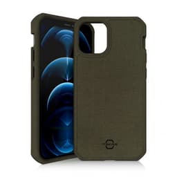 ItSkins iPhone 12/iPhone 12 Pro Cover FeroniaBio Fiber Kaki