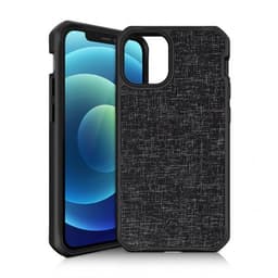 ItSkins iPhone 12 Mini Kuori FeroniaBio Fiber Musta
